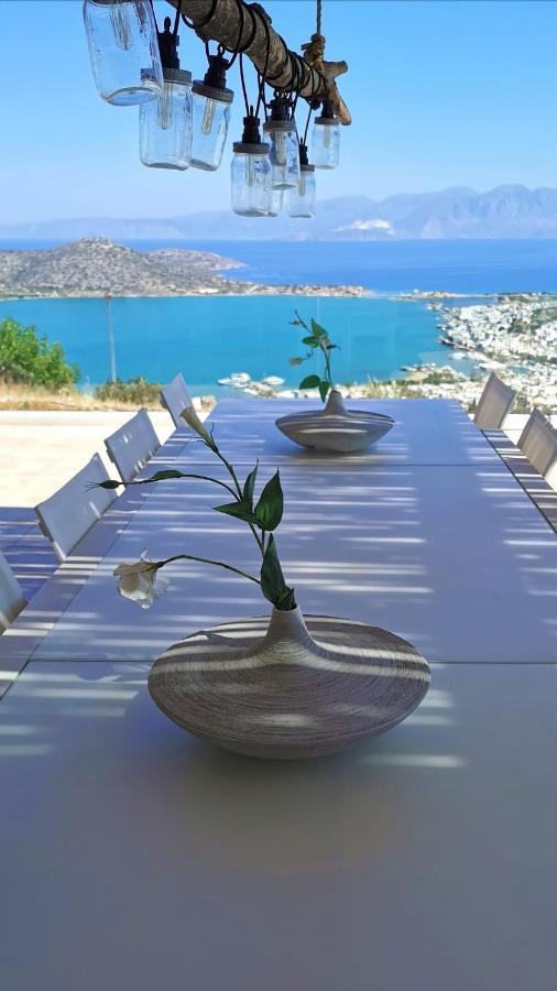 Villa Estée, luxury villa with private infinity pool&jacuzzi Elounda Exterior foto