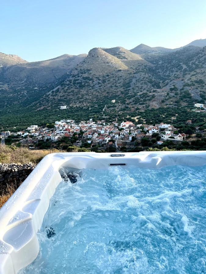 Villa Estée, luxury villa with private infinity pool&jacuzzi Elounda Exterior foto