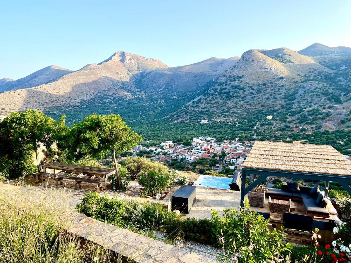 Villa Estée, luxury villa with private infinity pool&jacuzzi Elounda Exterior foto